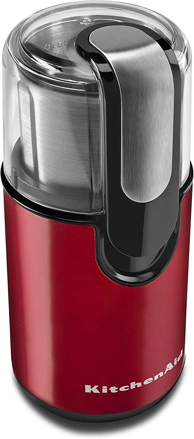 KitchenAid BCG111ER Blade Coffee Grinder – Empire Red, 4 oz